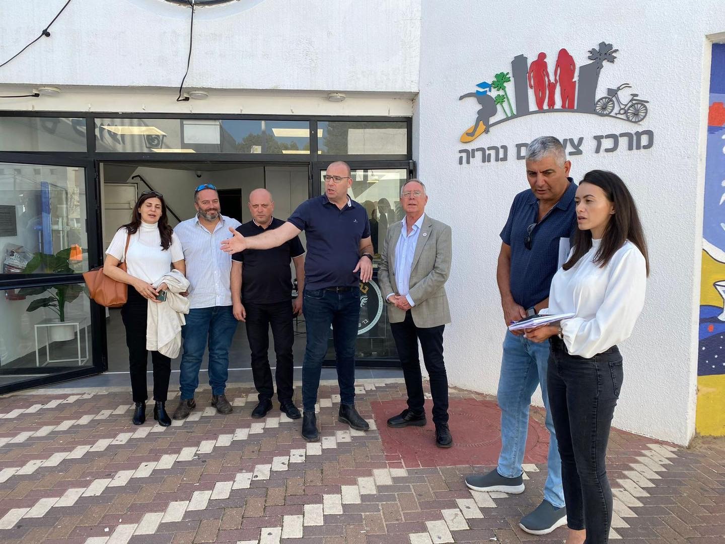 סיור בעיר נהריה של הסוכנות היהודית וצוות העירייה