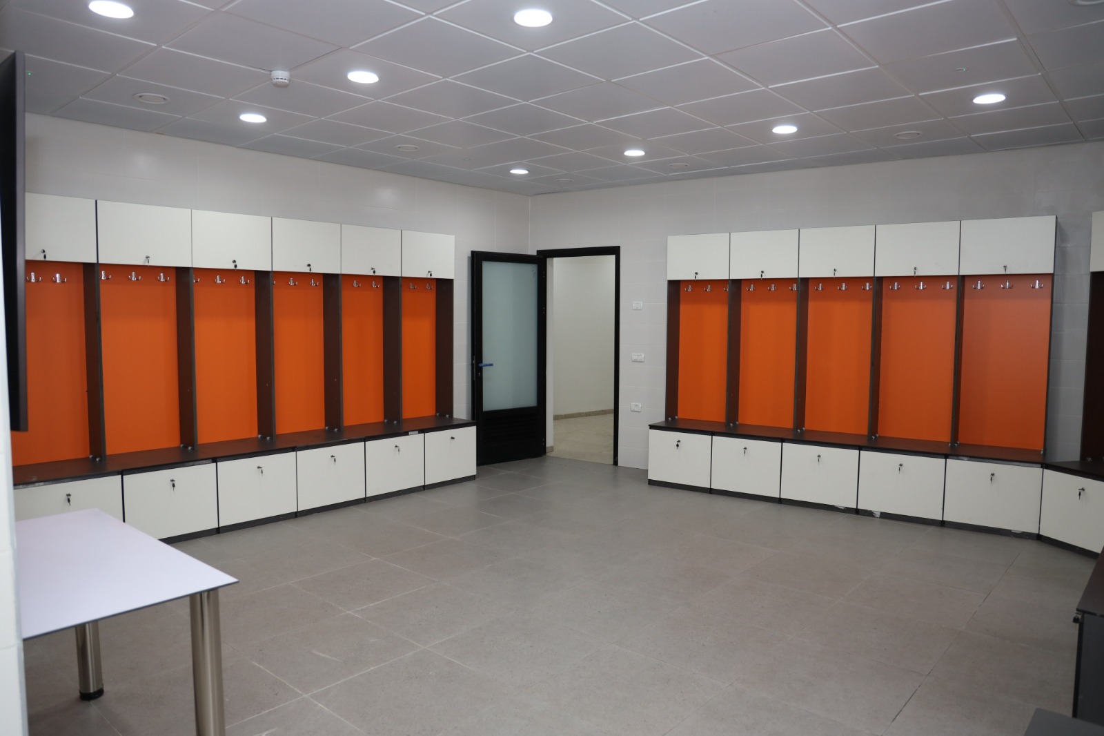 מבנה חדרי ההלבשה החדשים