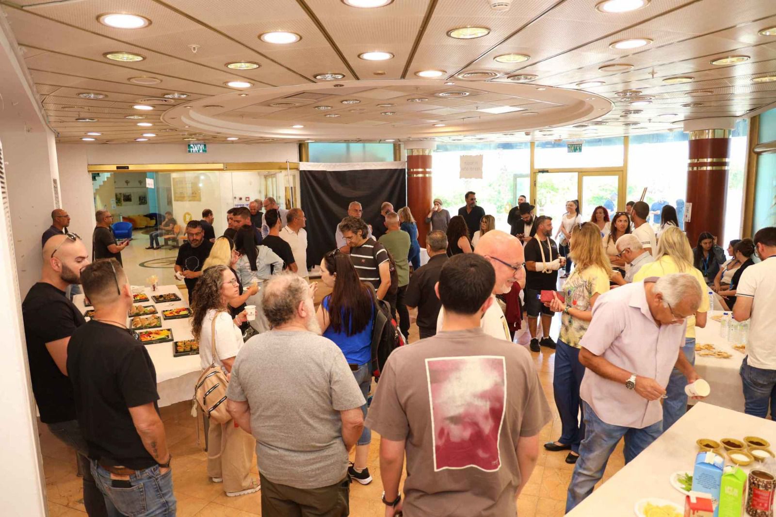 קבלת קהל במסגרת הכנס לקידום סיוע לבעלי העסקים הנהריינים!